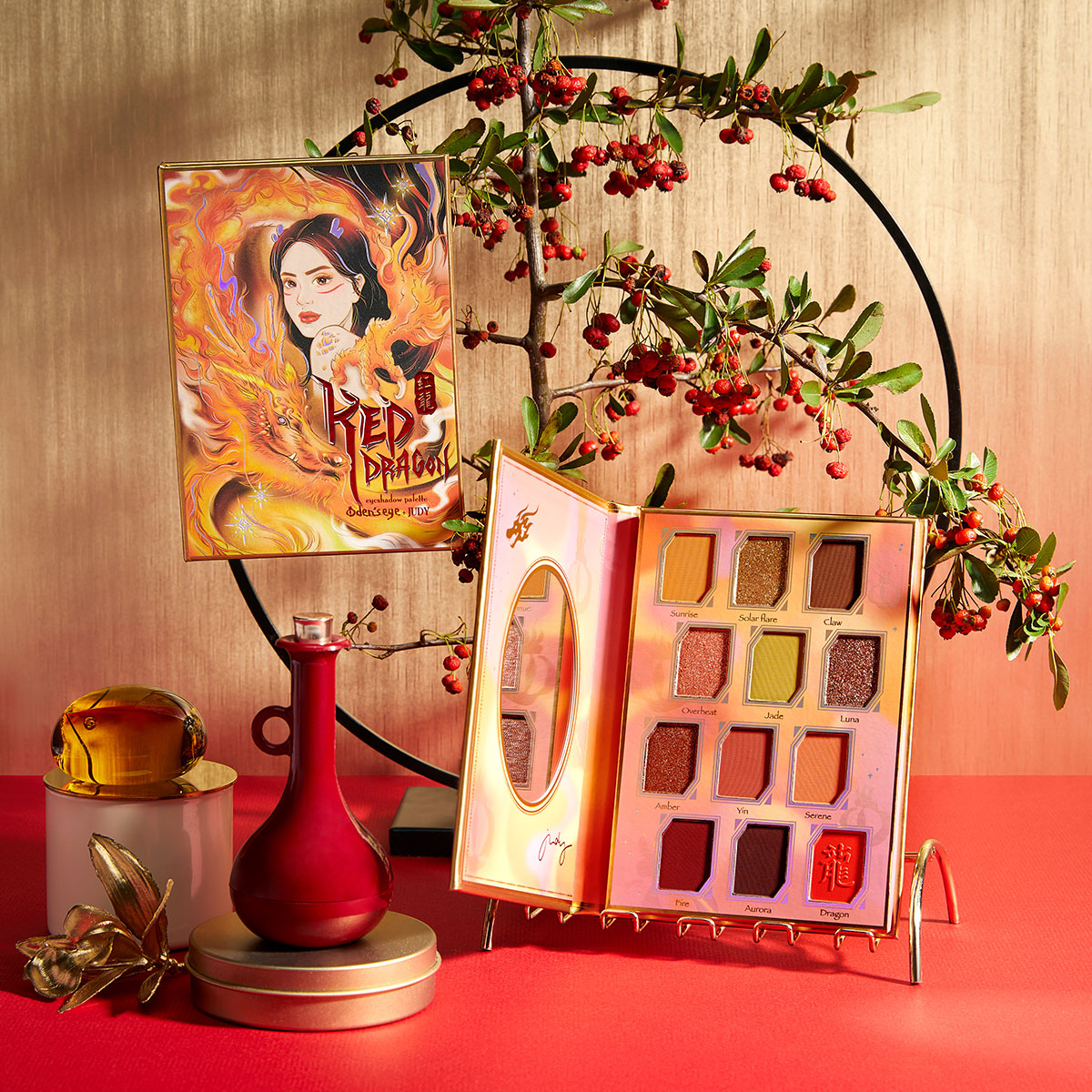 Red Dragon Eyeshadow Palette