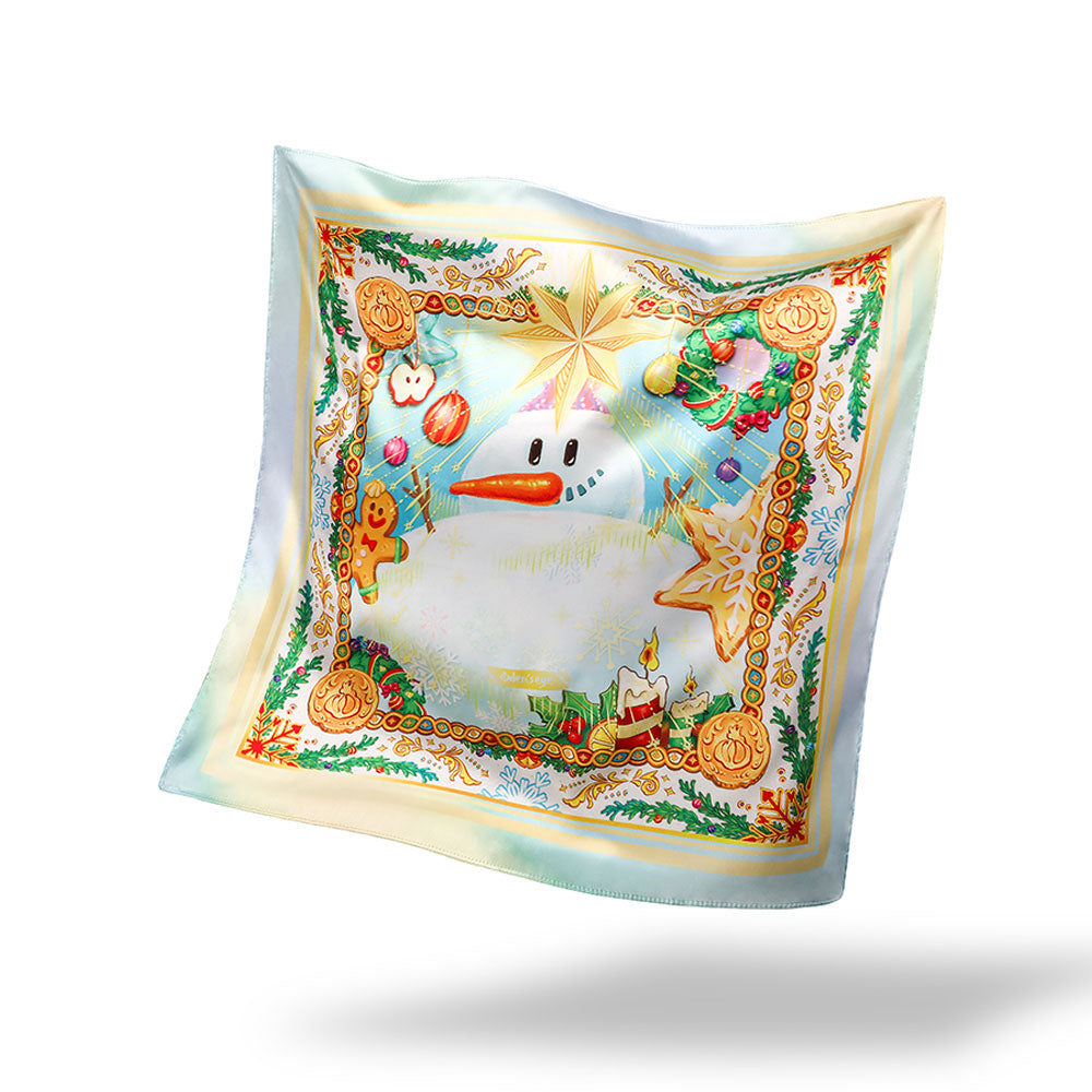 Snow Dream Silk Scarf